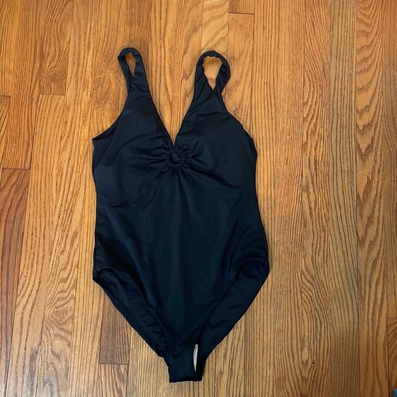 Andie The Bonita One Piece swimsuit black size M  NWT - Picture 4 of 8